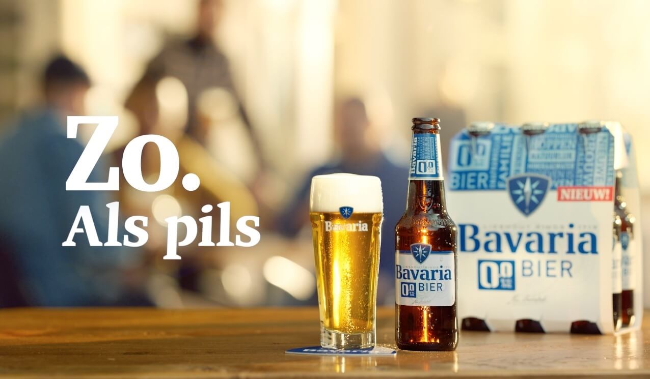 Campagne 'Zo. Als Pils' over nieuwe Bavaria die schuimt, ruikt én smaakt als pils - Bier! magazine | Magazine over speciaalbier