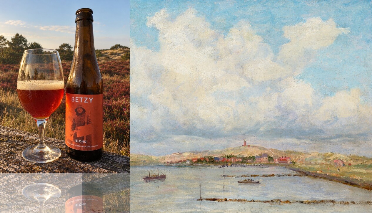 Museum Panorama Mesdag en Fortuna Vlieland lanceren Betzy Blond Bier